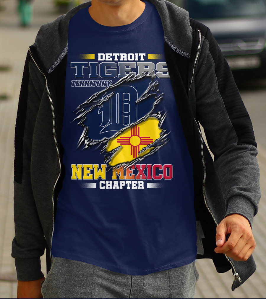 Detroit Tigers Territory New Mexico Chapter T-Shirt