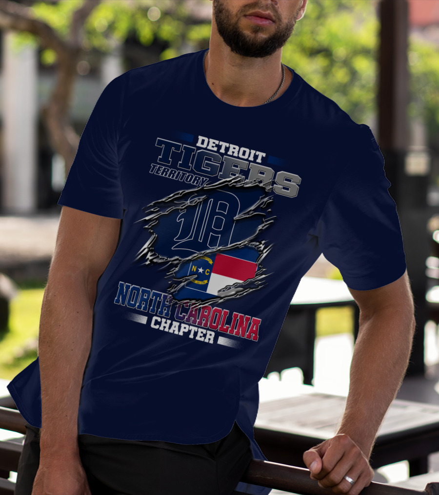 Detroit Tigers Territory North Carolina Chapter T-Shirt