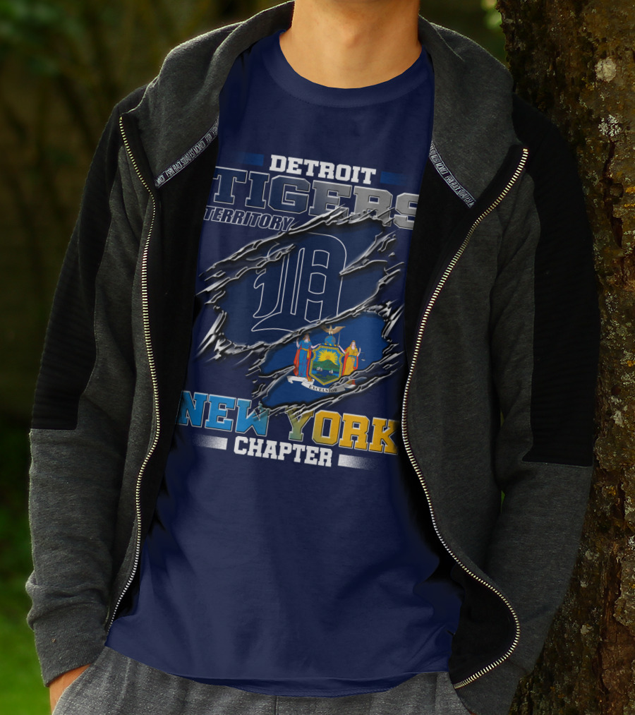 Detroit Tigers Territory New York Chapter T-Shirt