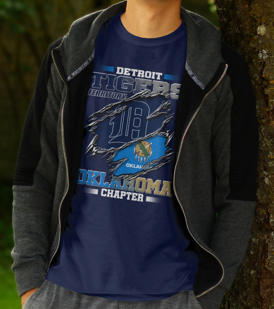 Detroit Tigers Territory Oklahoma Chapter T-Shirt