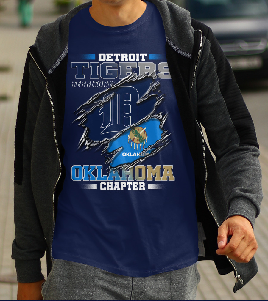 Detroit Tigers Territory Oklahoma Chapter T-Shirt