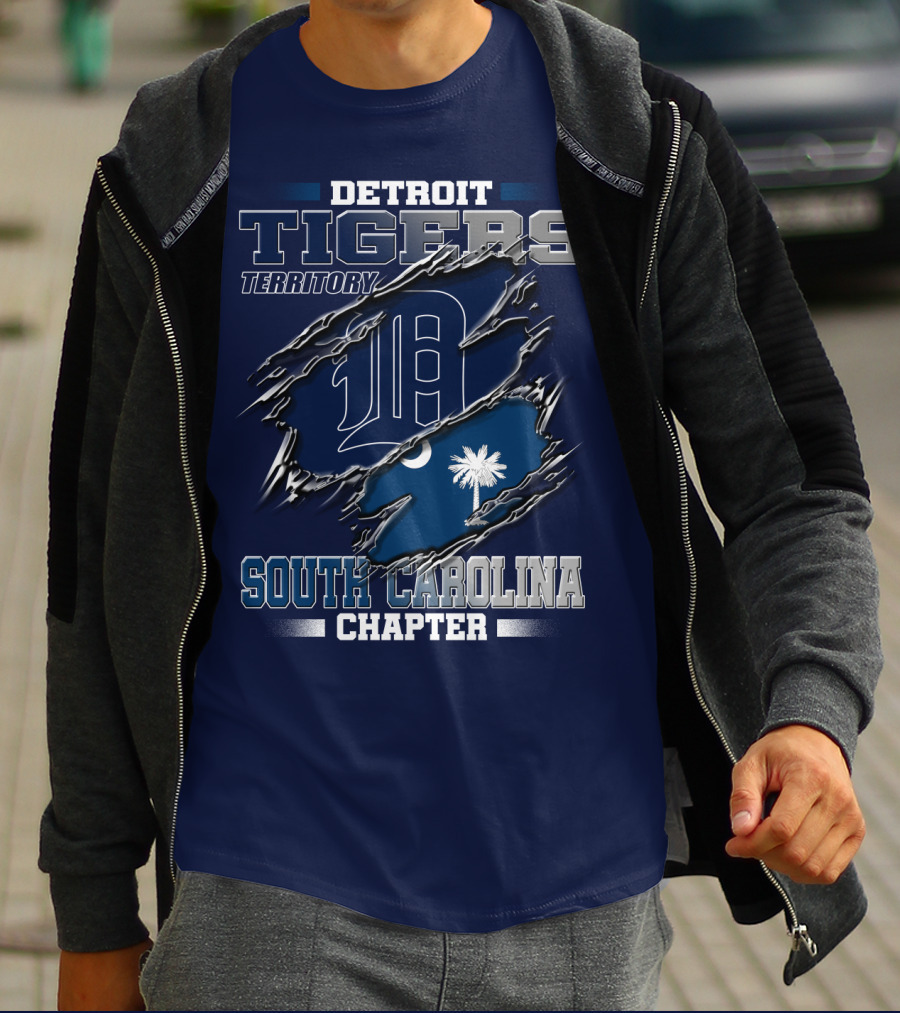 Detroit Tigers Territory South Carolina Chapter T-Shirt