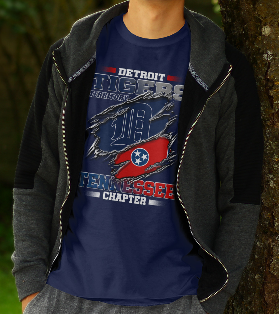 Detroit Tigers Territory Tennessee Chapter T-Shirt