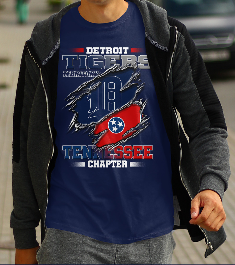 Detroit Tigers Territory Tennessee Chapter T-Shirt