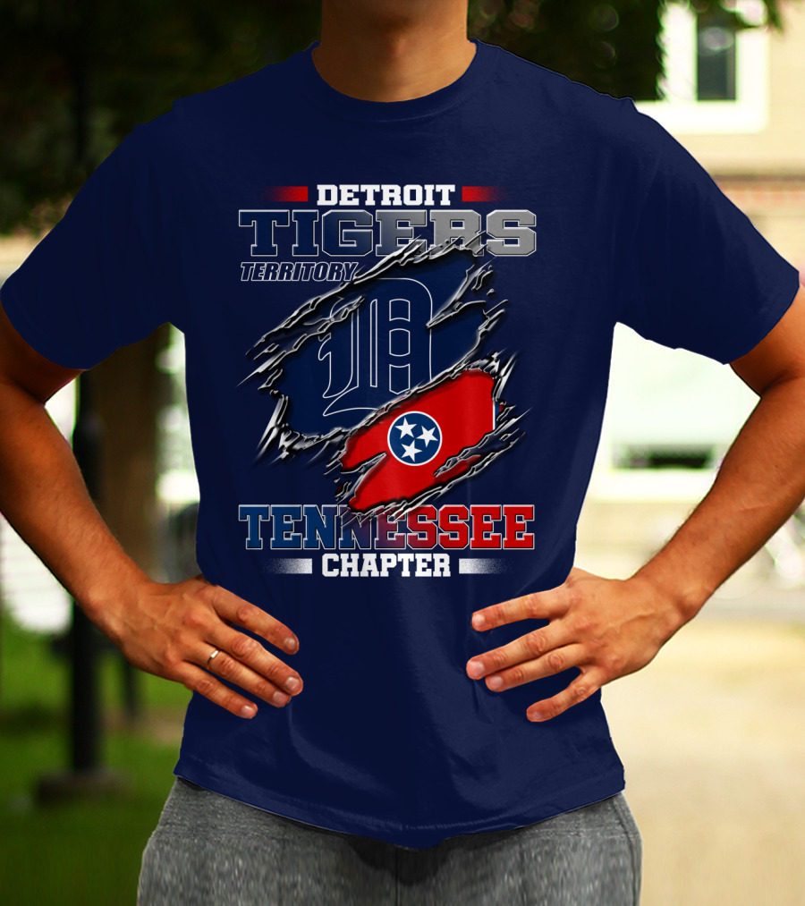 Detroit Tigers Territory Tennessee Chapter T-Shirt