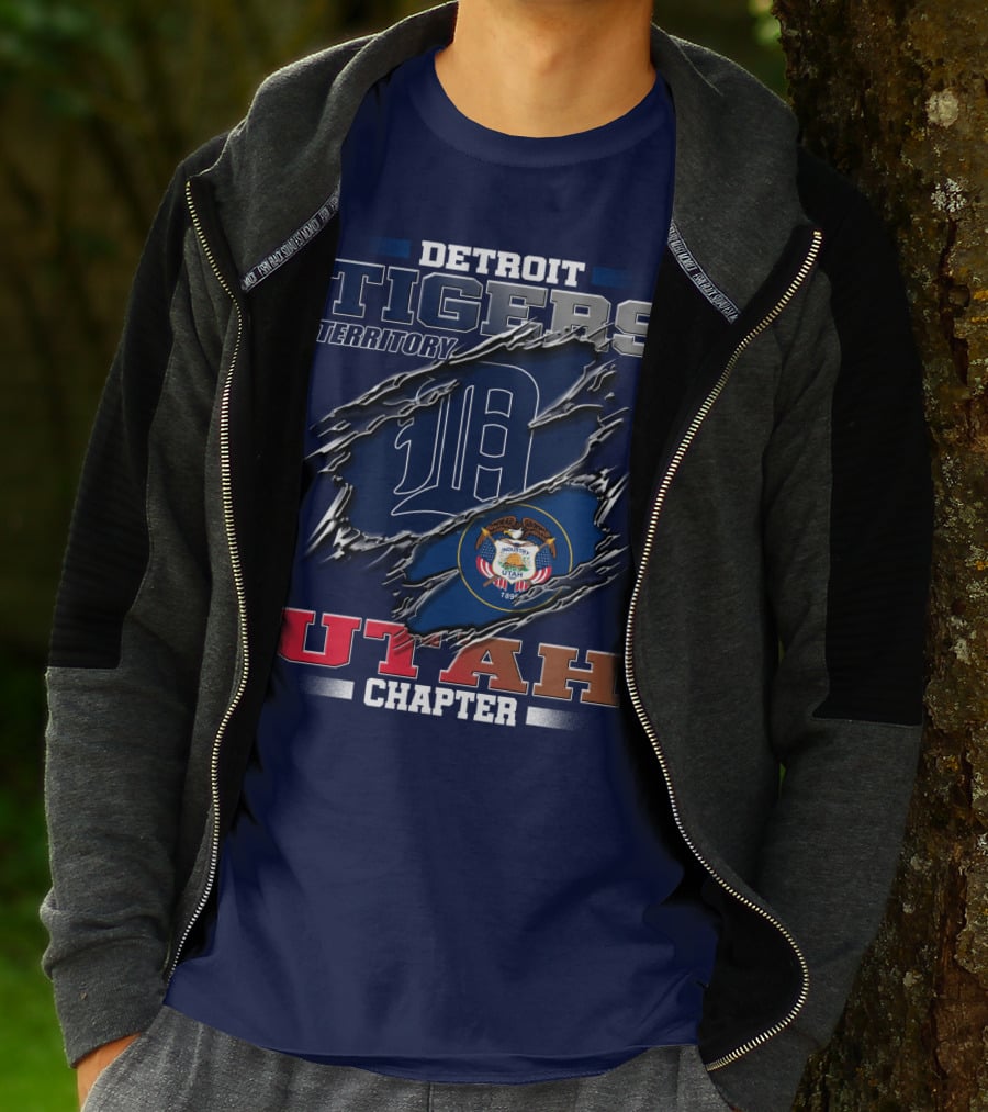 Detroit Tigers Territory Utah Chapter T-Shirt