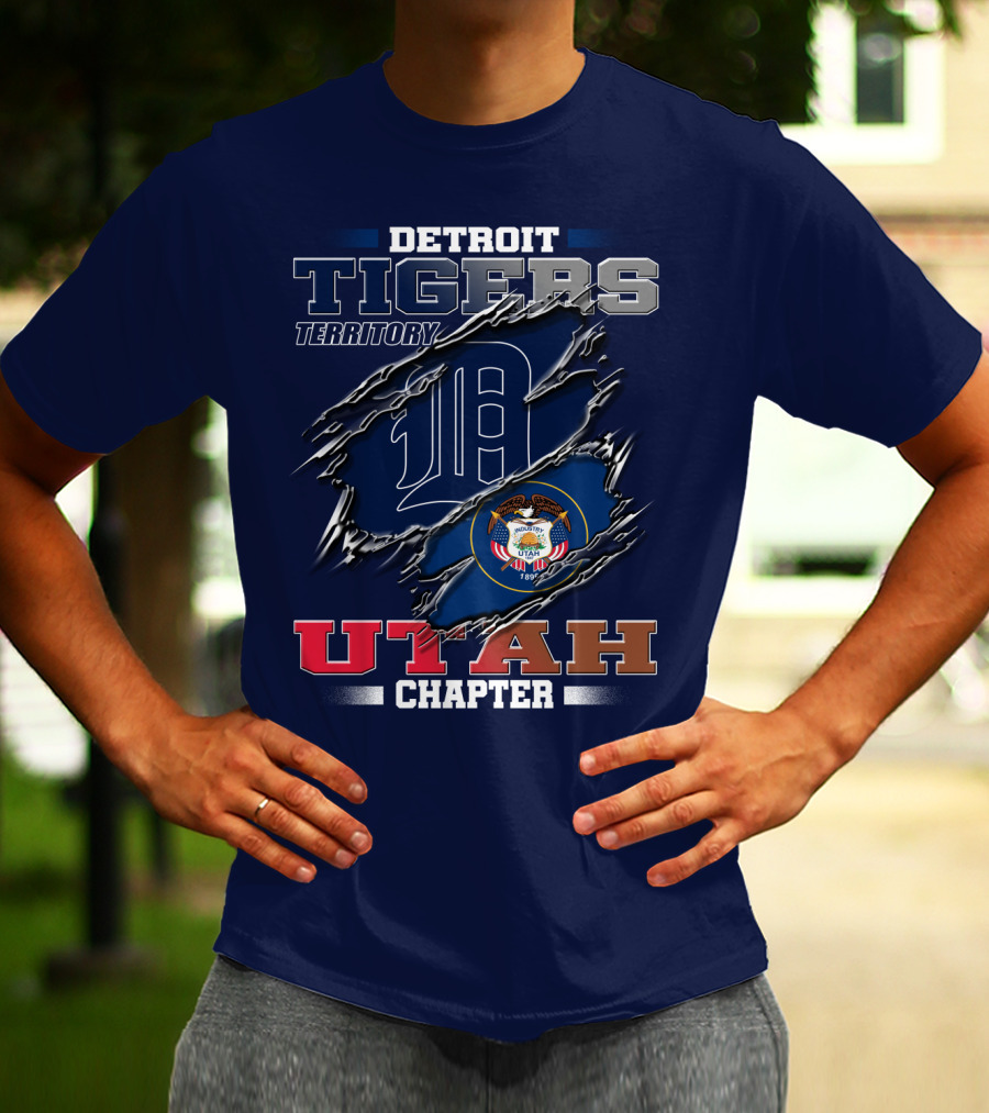Detroit Tigers Territory Utah Chapter T-Shirt