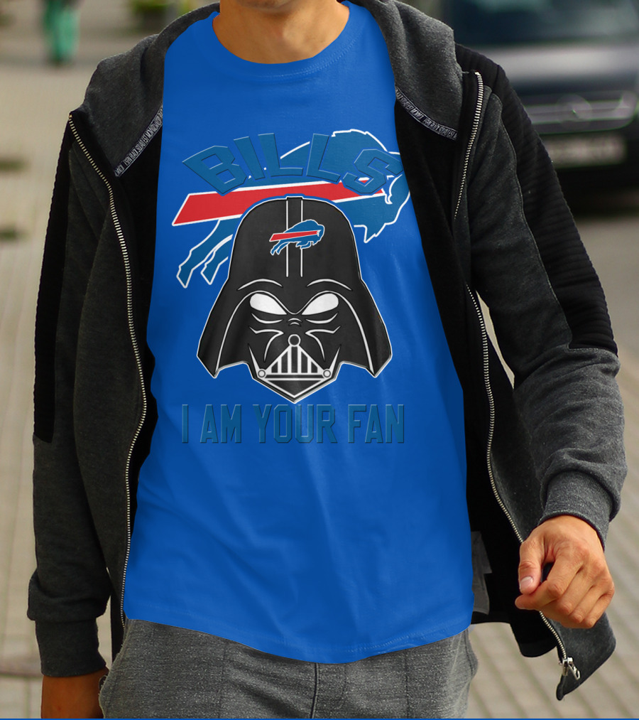 Buffalo Bills I Am Your Fan Darth Vader Helmet Nfl Crossover T-Shirt