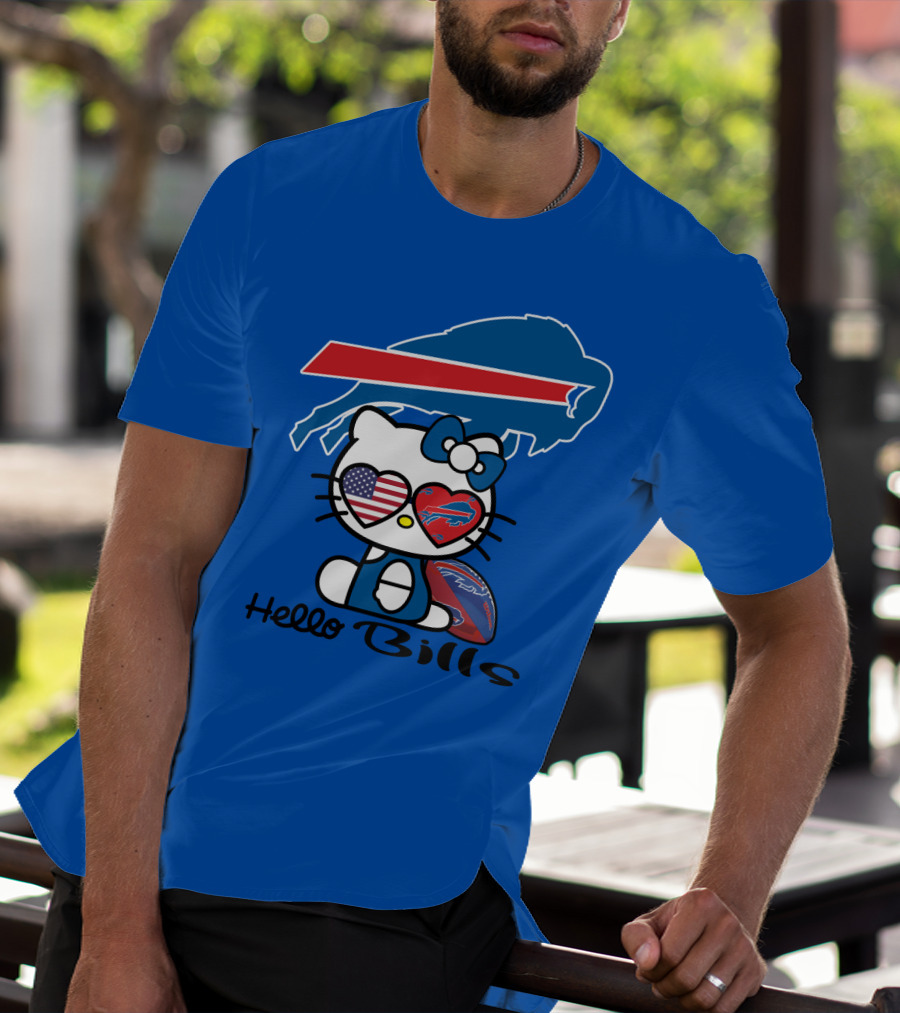 Hello Bills Buffalo Bills Football Hello Kitty T-Shirt