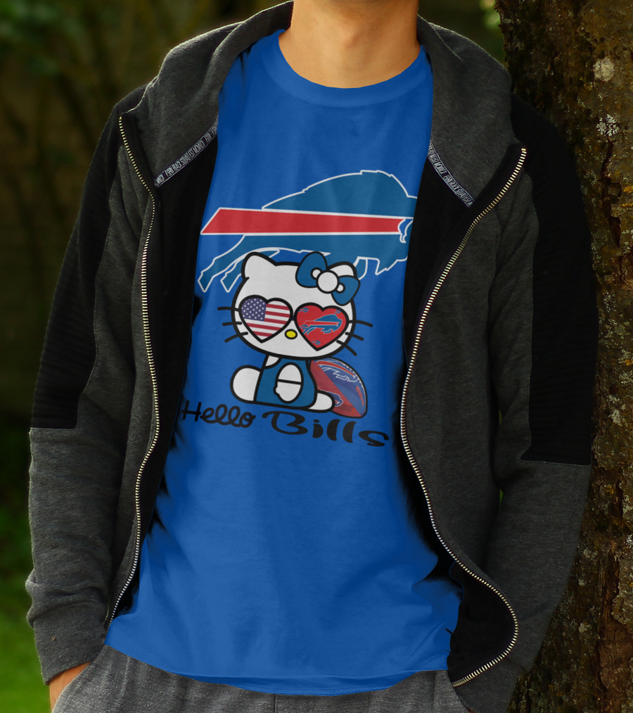 Hello Bills Buffalo Bills Football Hello Kitty T-Shirt