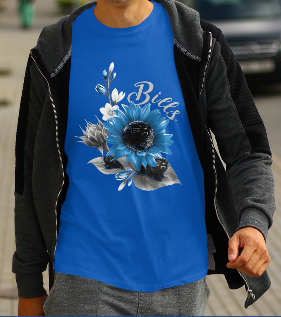Carolina Panthers Bills Floral T-Shirt