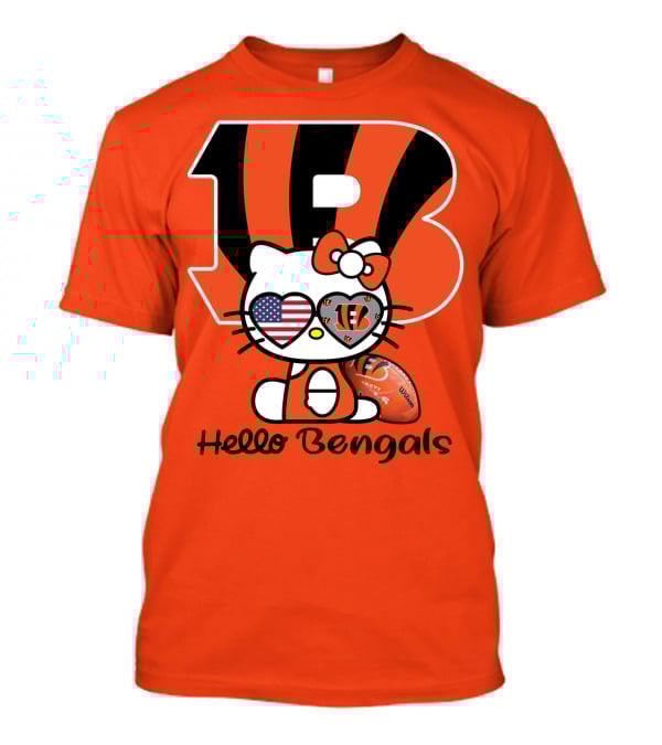 Hello Bengals Cincinnati Nfl Team T-Shirt