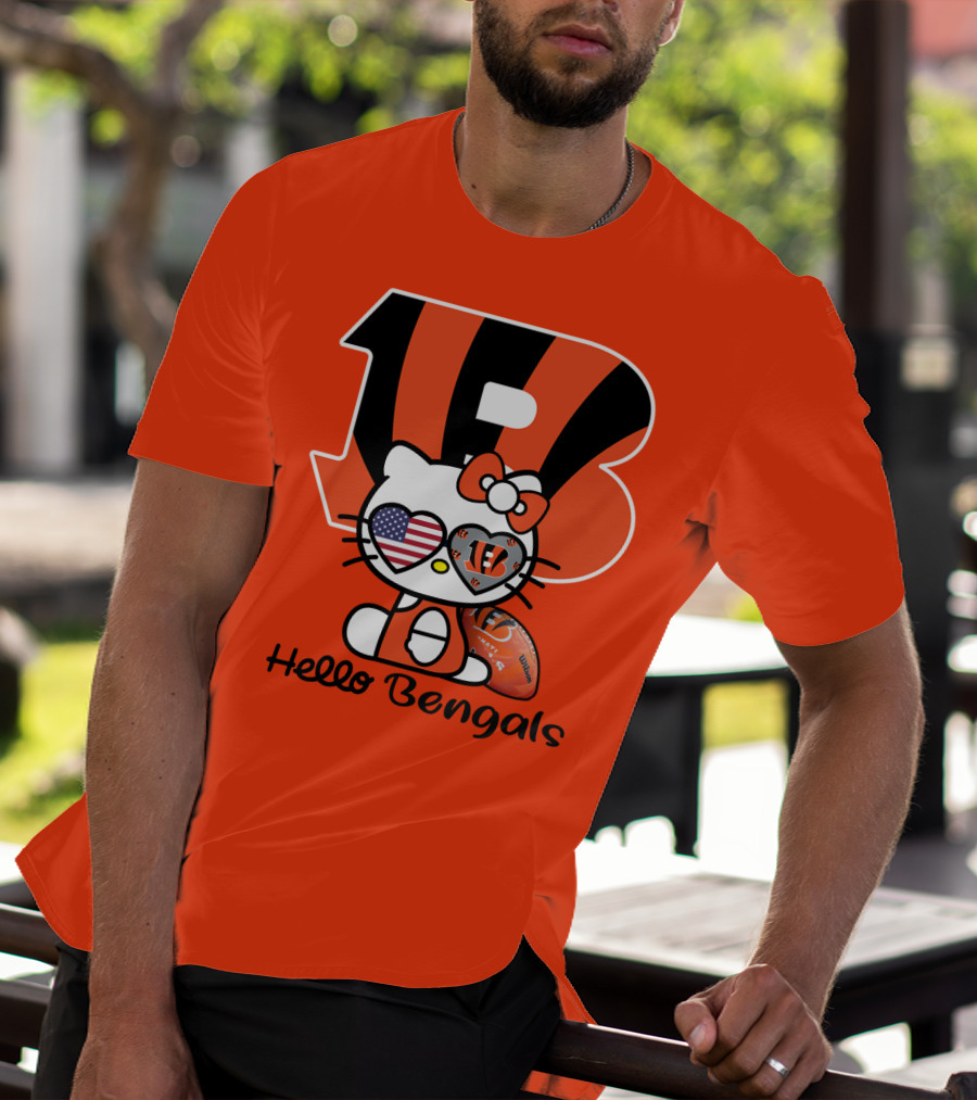 Hello Bengals Cincinnati Nfl Team T-Shirt