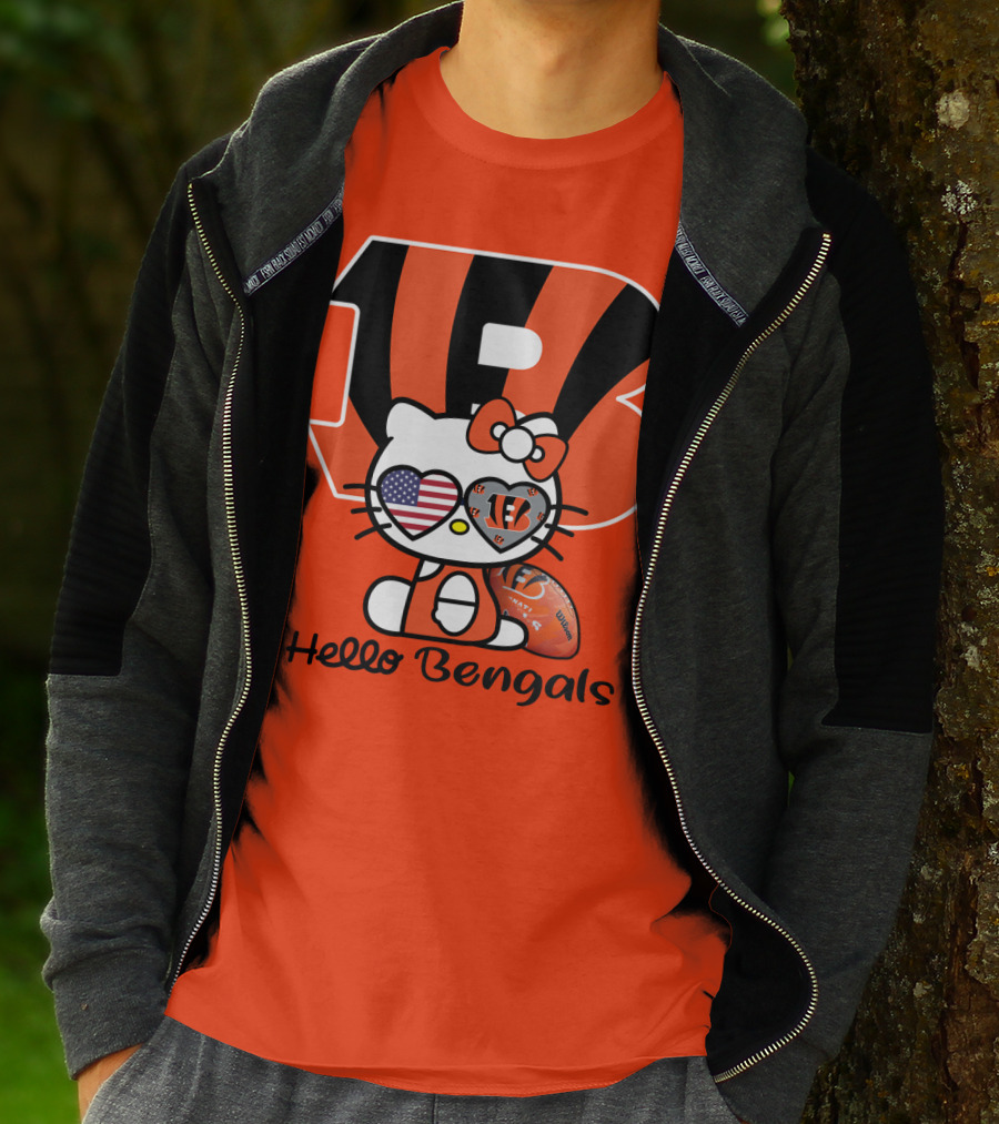Hello Bengals Cincinnati Nfl Team T-Shirt