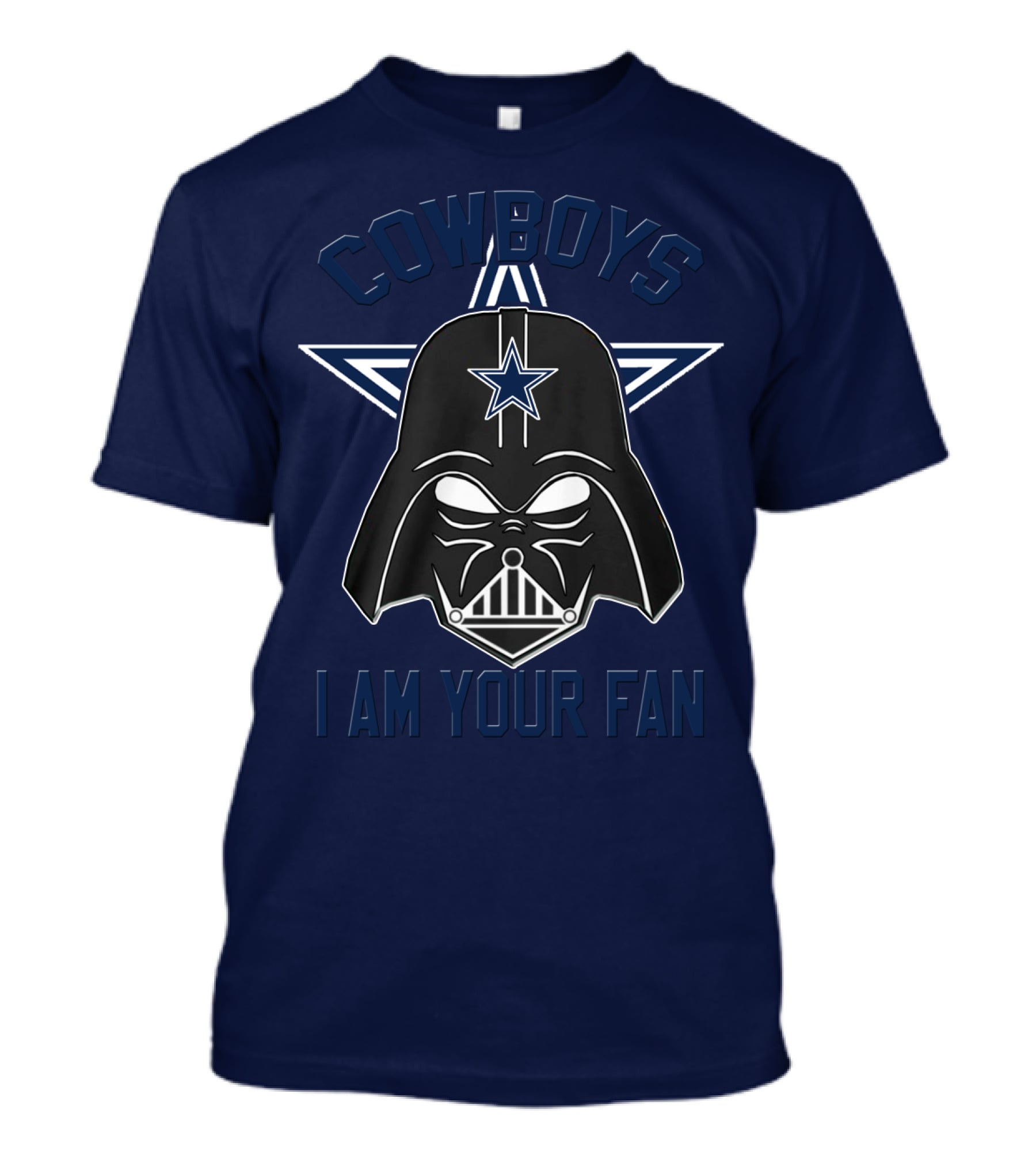 Cowboys I Am Your Fan Star Wars Dallas Cowboys Star T-Shirt