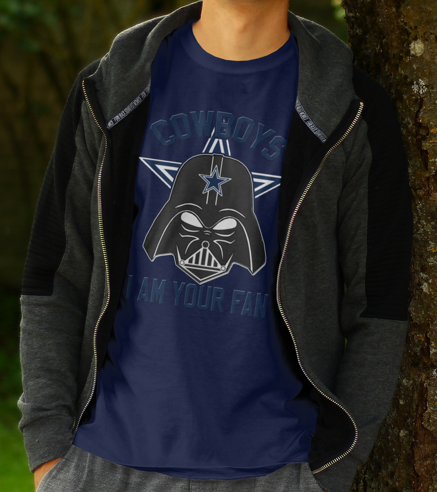 Cowboys I Am Your Fan Star Wars Dallas Cowboys Star T-Shirt