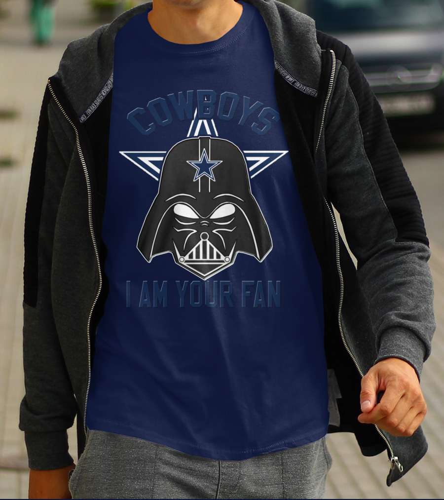 Cowboys I Am Your Fan Star Wars Dallas Cowboys Star T-Shirt