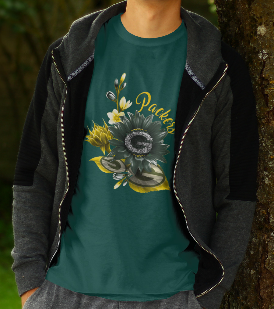 Packers G Floral Green Bay Packers T-Shirt