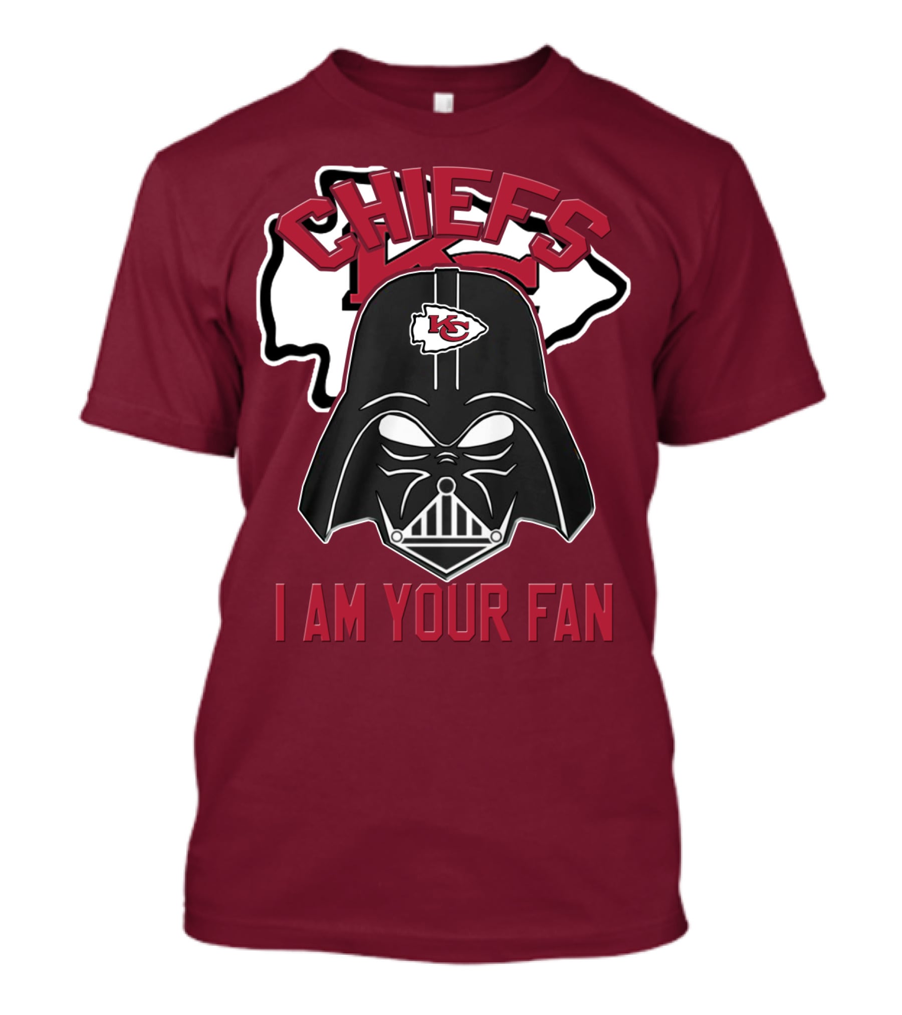 Chiefs Kansas City Kc I Am Your Fan Darth Vader T-Shirt