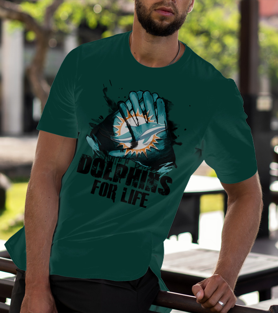 Dolphins For Life Miami Dolphins T-Shirt