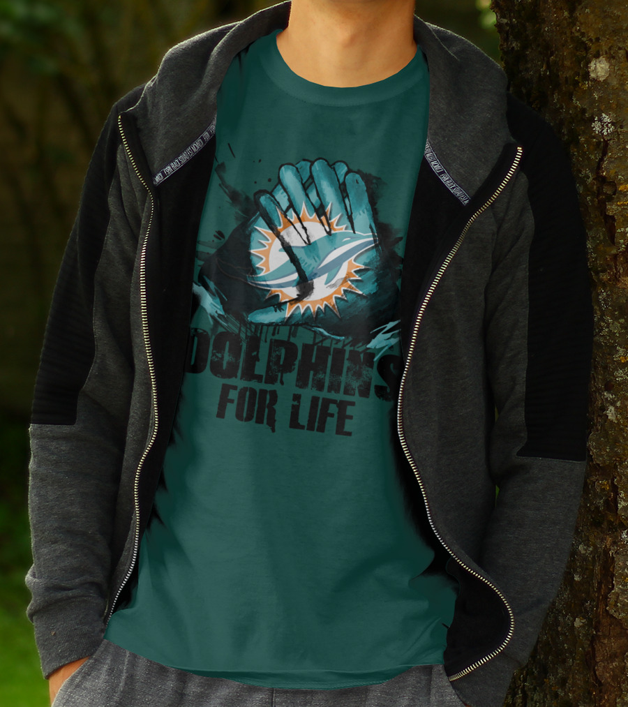 Dolphins For Life Miami Dolphins T-Shirt