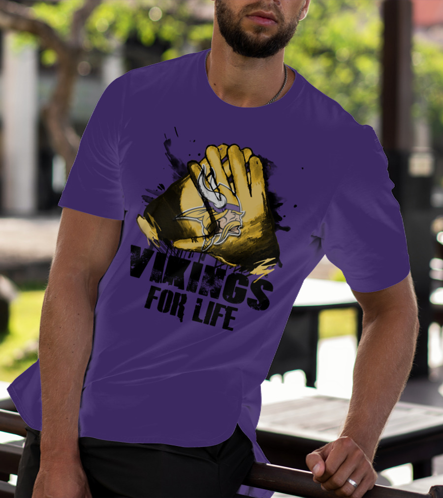 Vikings For Life Minnesota Vikings T-Shirt
