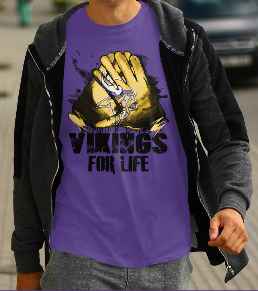 Vikings For Life Minnesota Vikings T-Shirt