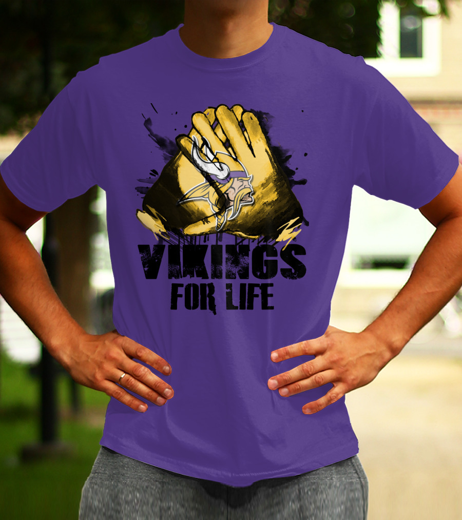 Vikings For Life Minnesota Vikings T-Shirt