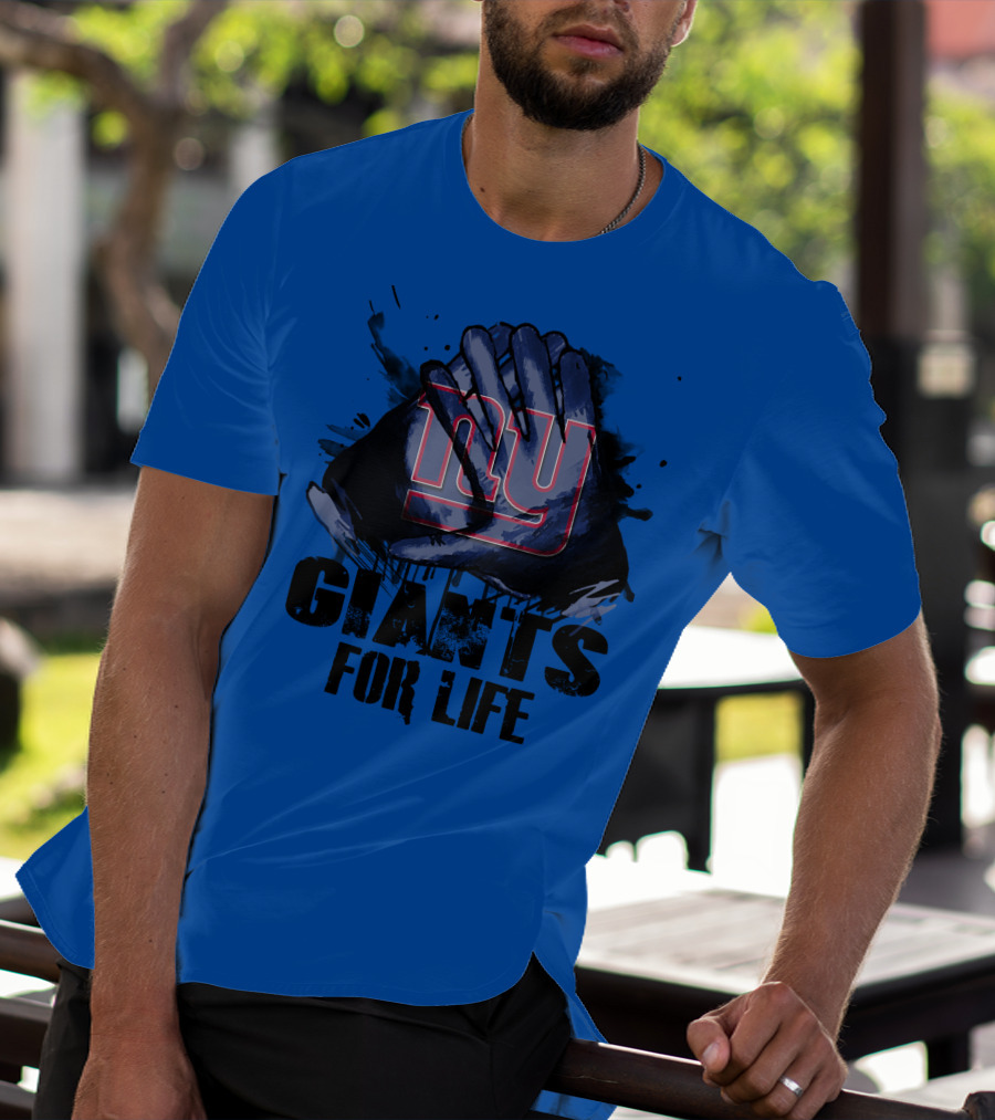 Newyork Giants For Life Ny Giants Fan Gear T-Shirt