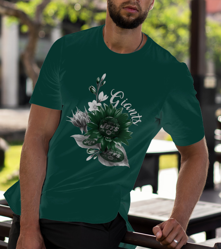 Giants Jets Floral T-Shirt