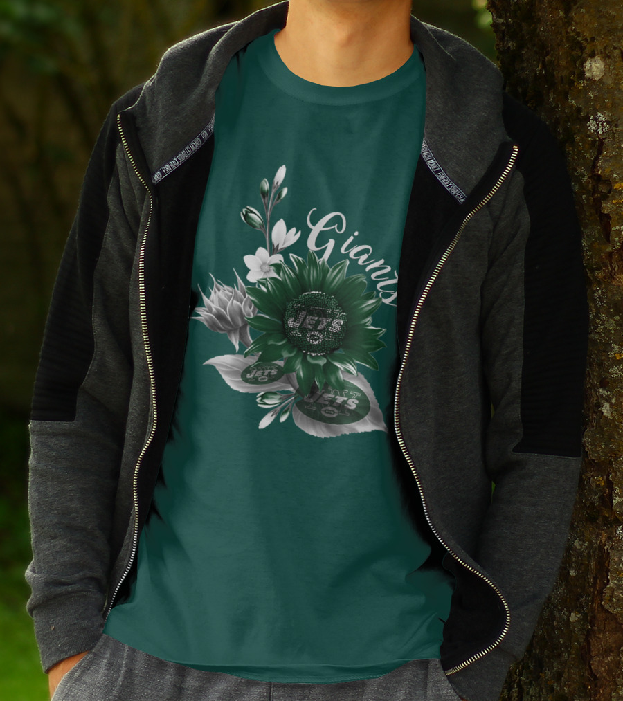 Giants Jets Floral T-Shirt