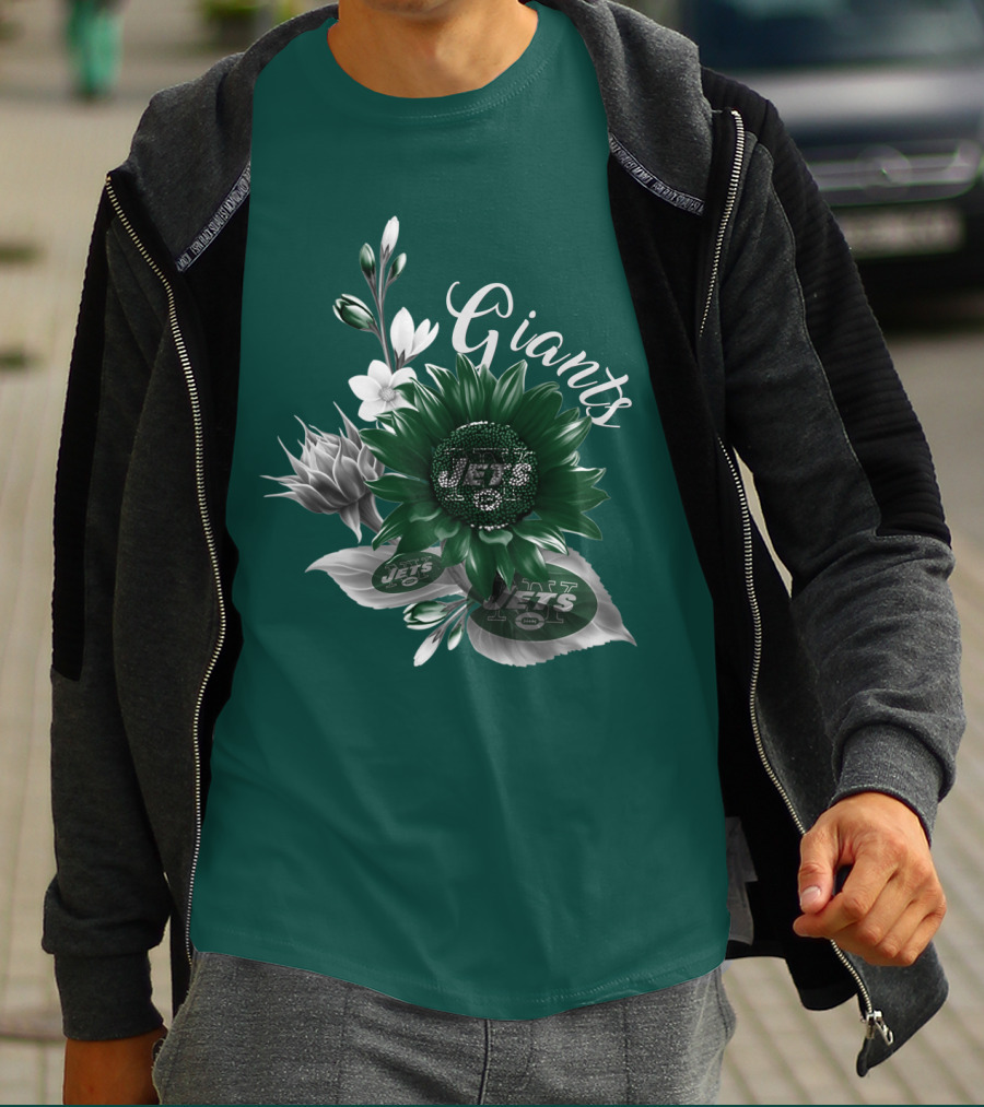 Giants Jets Floral T-Shirt
