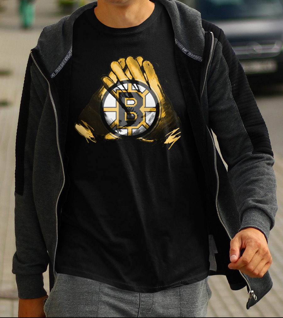 Boston Bruins Logo Bruins For Life T-Shirt