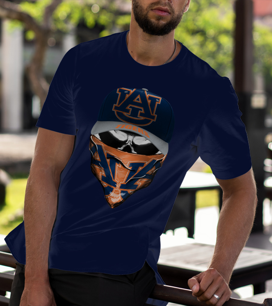 Auburn Tigers Au Logo Hat And Bandana Combo T-Shirt