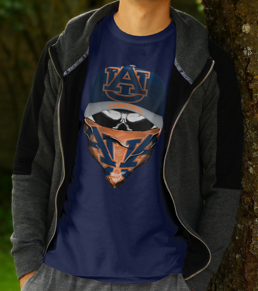 Auburn Tigers Au Logo Hat And Bandana Combo T-Shirt