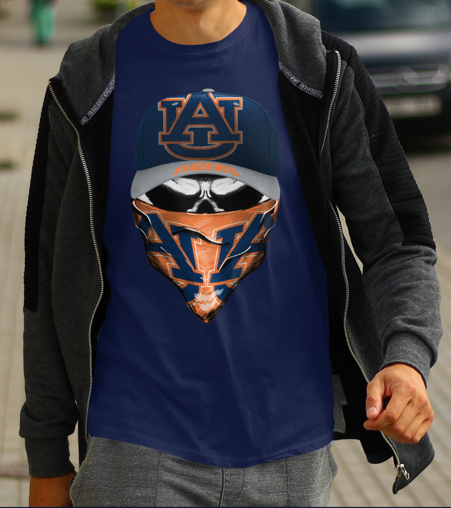 Auburn Tigers Au Logo Hat And Bandana Combo T-Shirt