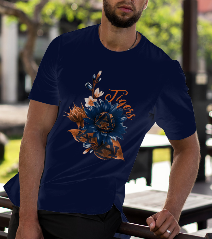 Auburn Tigers Floral T-Shirt