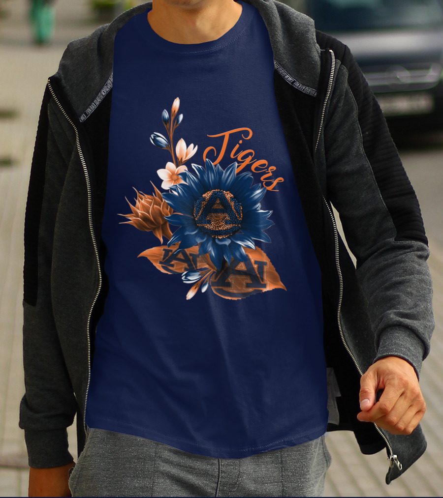 Auburn Tigers Floral T-Shirt