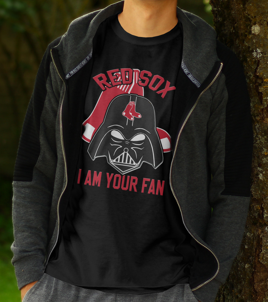 Red Sox I Am Your Fan Darth Vader Baseball Tribute T-Shirt