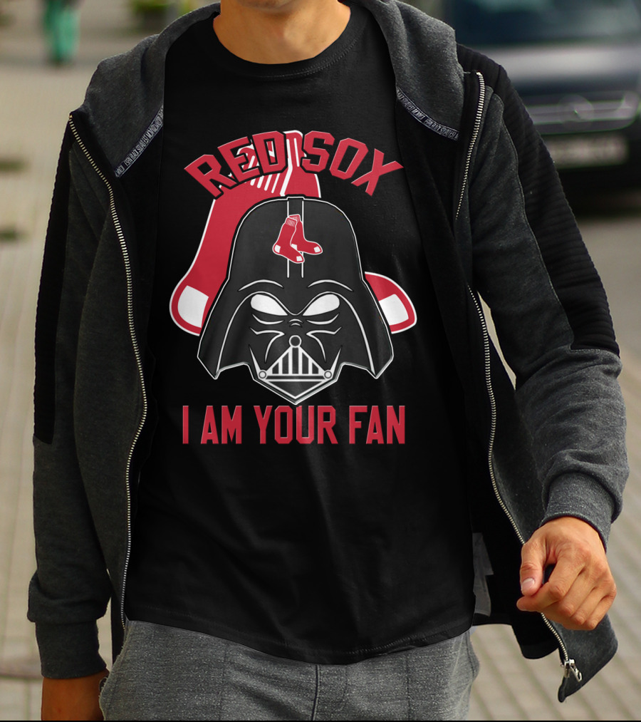 Red Sox I Am Your Fan Darth Vader Baseball Tribute T-Shirt