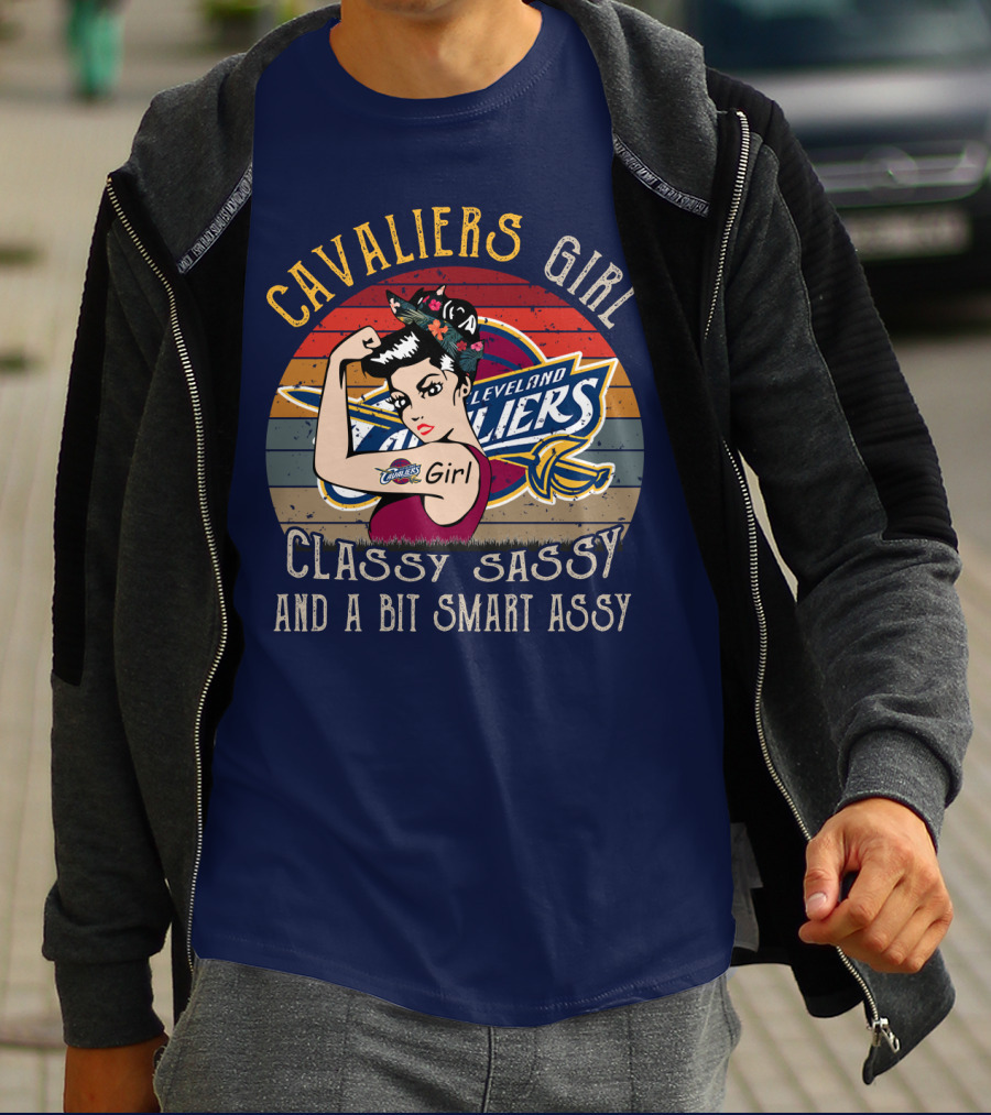 Cavaliers Cleveland Girl Classy Sassy And A Bit Smart Assy T-Shirt