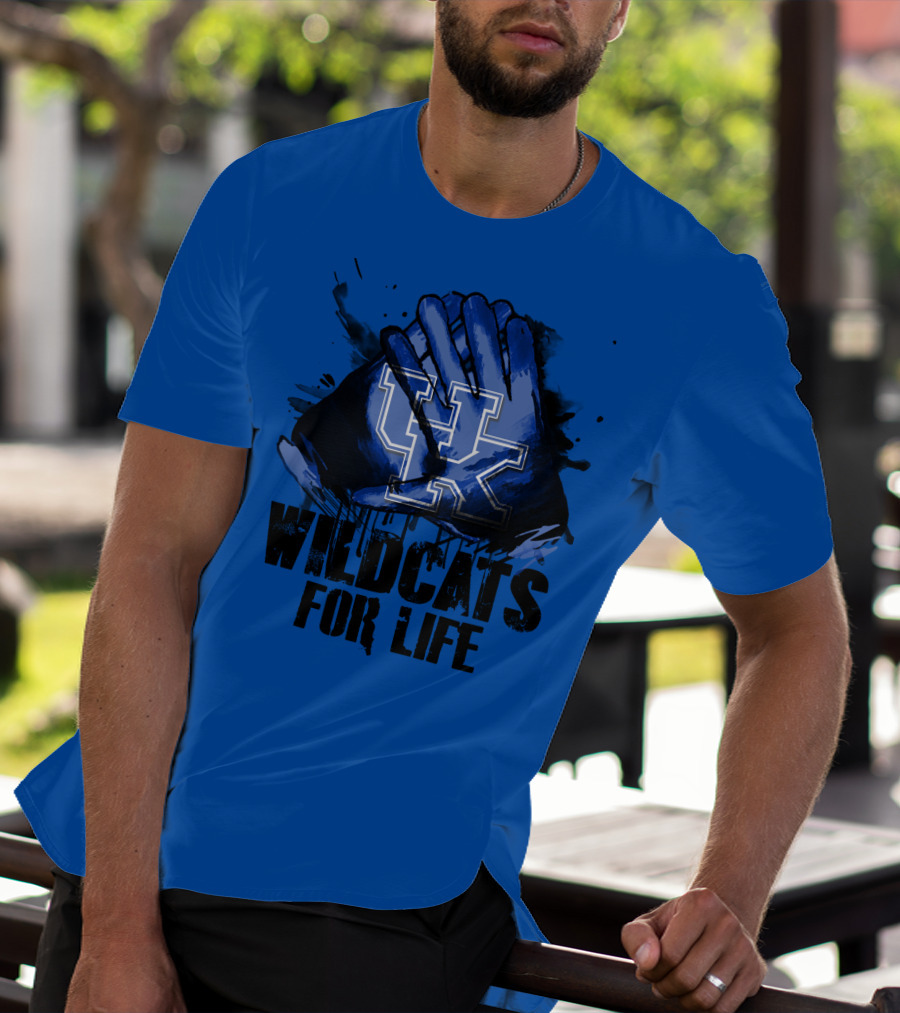 Kentucky Wildcats For Life Uk T-Shirt