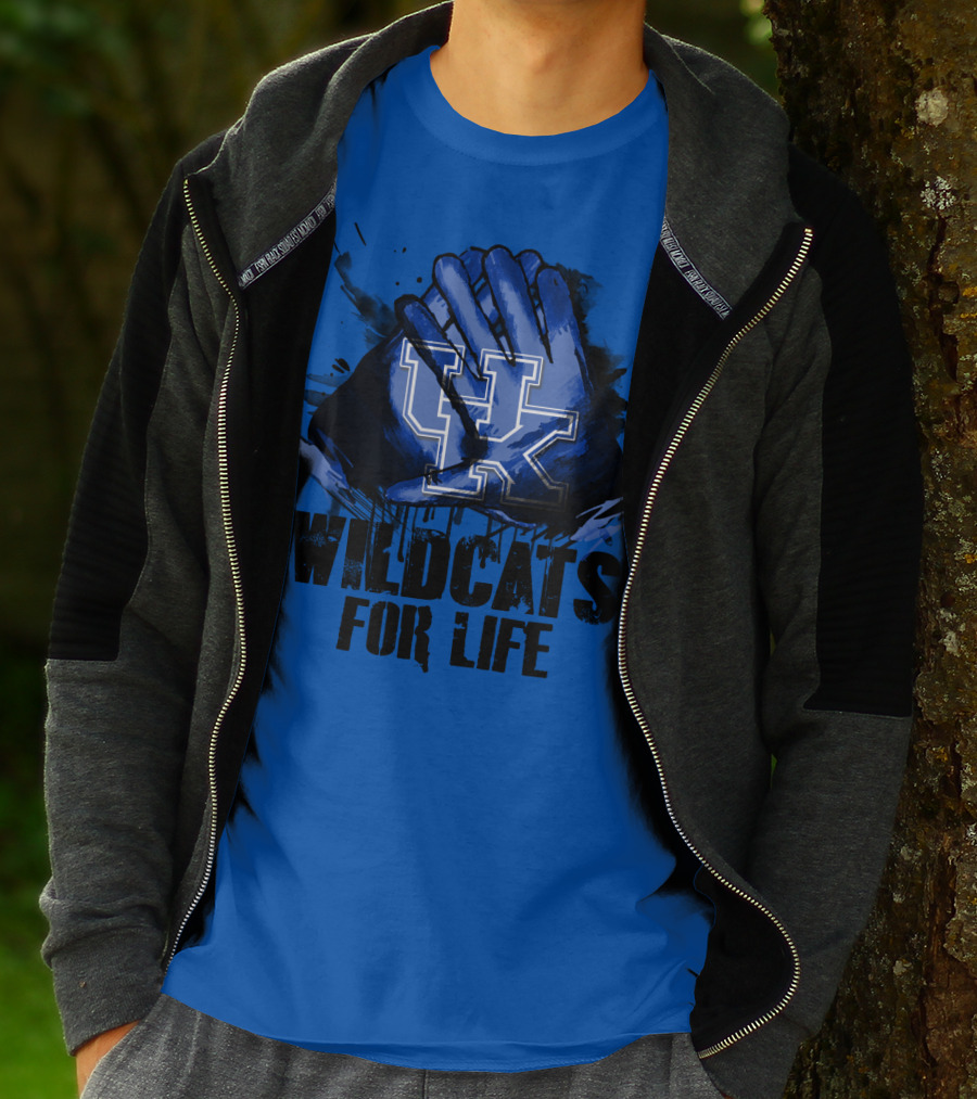 Kentucky Wildcats For Life Uk T-Shirt