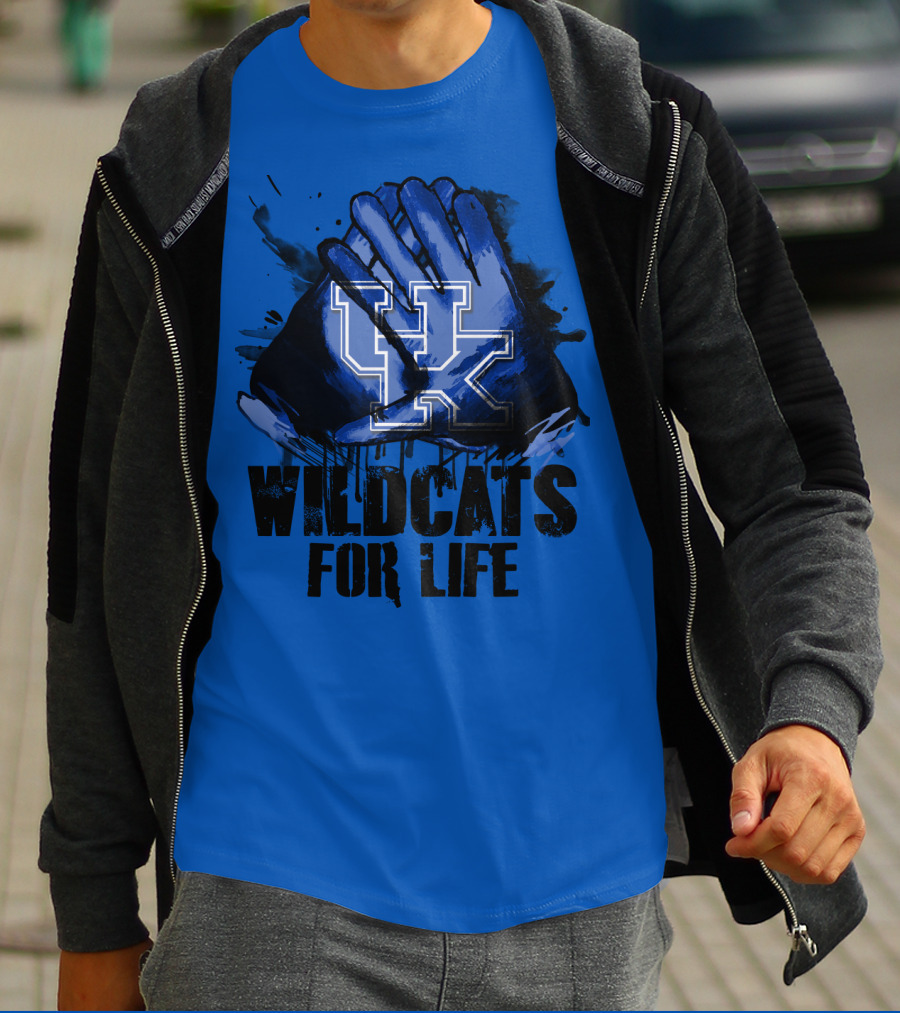 Kentucky Wildcats For Life Uk T-Shirt