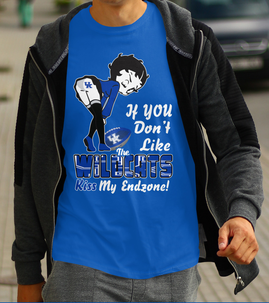 If You Don't Like The Wildcats Kiss My Endzone T-Shirt