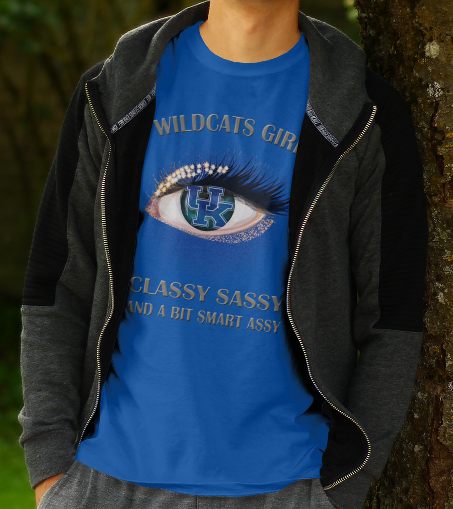 Wildcats Girl Classy Sassy And A Bit Smart Assy Kentucky Wildcats T-Shirt