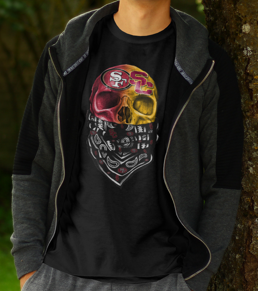 Sf Sc Skull Bandana T-Shirt