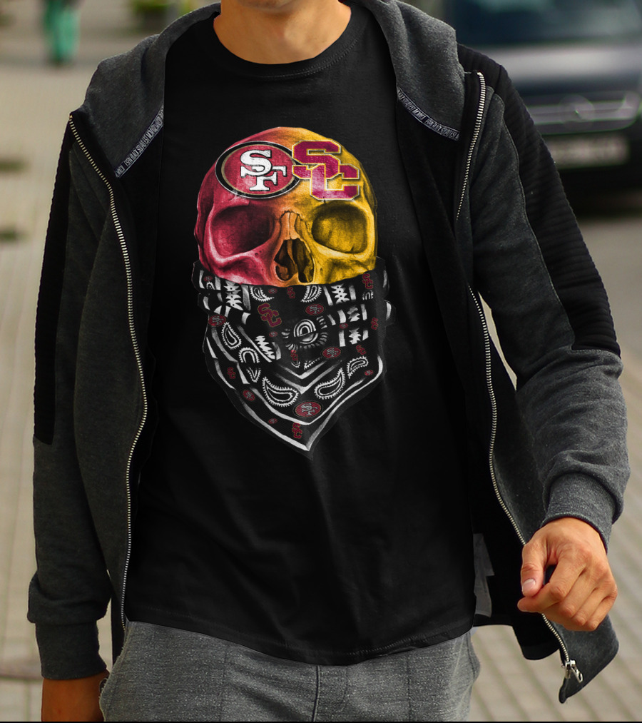 Sf Sc Skull Bandana T-Shirt