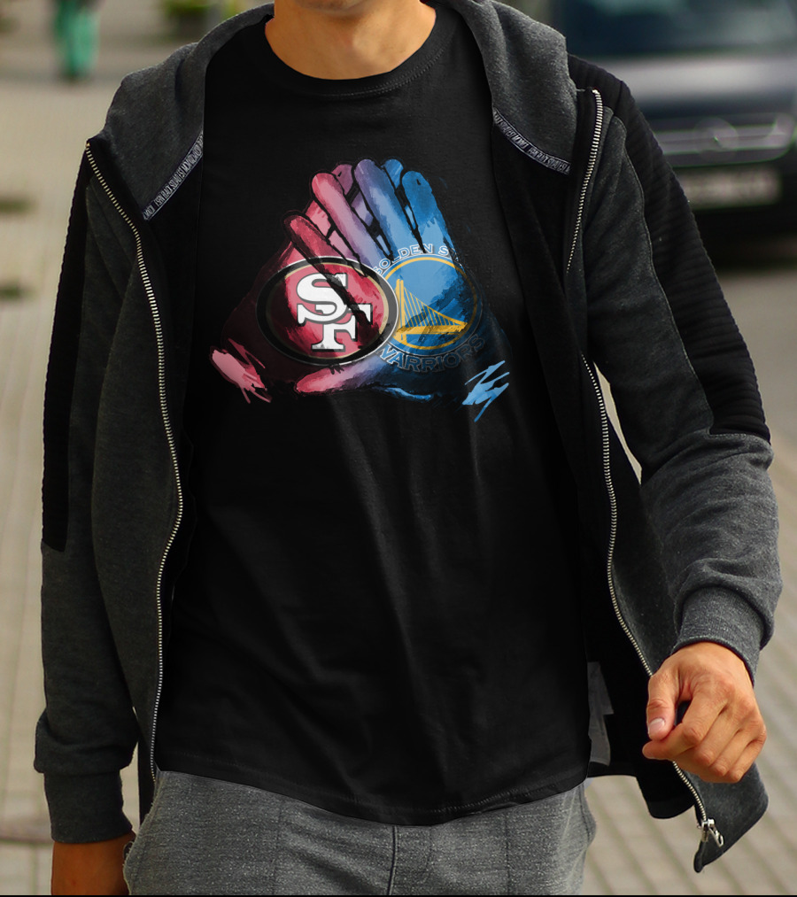 49ers And Warriors For Life Fol T-Shirt