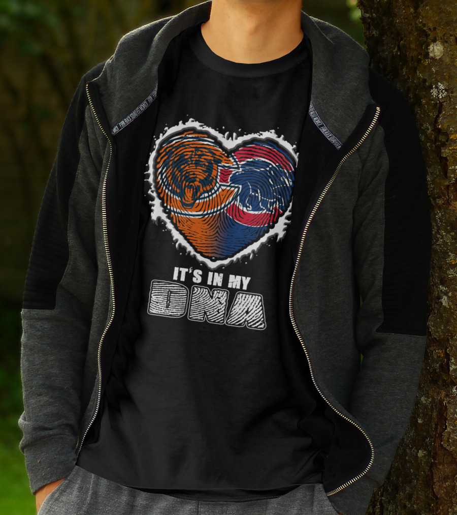 It's In My Dna Bears Cubs Heart T-Shirt